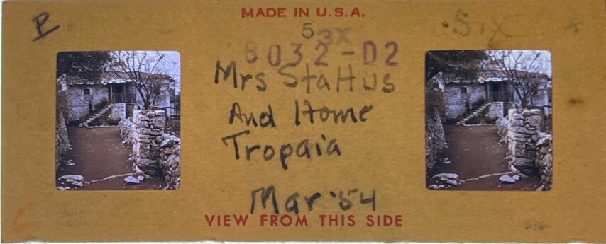 Home at Tropaia,Greece, 1954, Personal Realist
