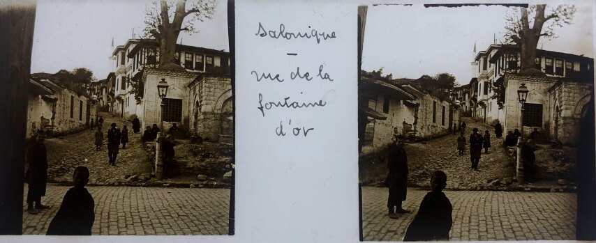 A road in Thessaloniki 2, Personal Glass, 1930