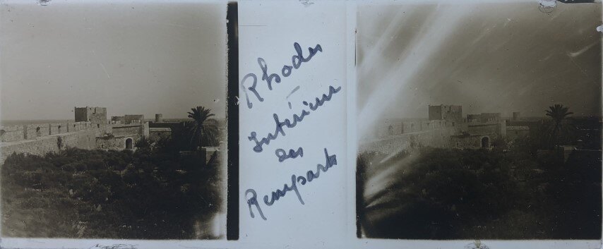 Rhodes Castle, Personal Glass 1903, Greece.jpg