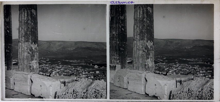 View from Acropolis, Personal Glass 1903, Greece.jpg