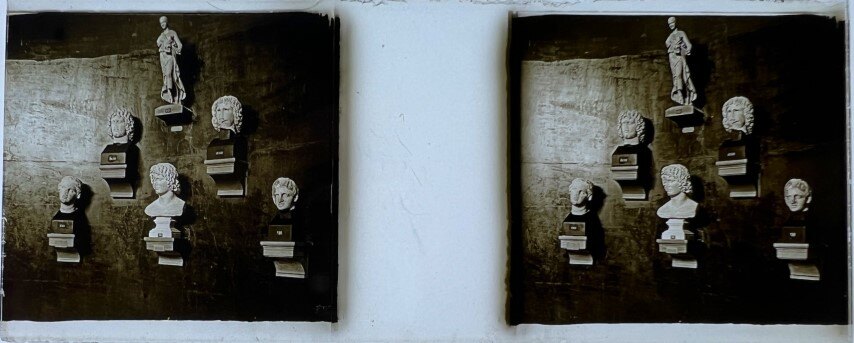 Old Acropolis museum exhibits, Athens, 1920 Greece