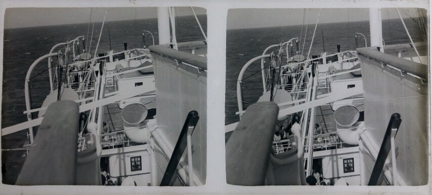 On ship to Ithaki, Personal Glass, 1930, Greece