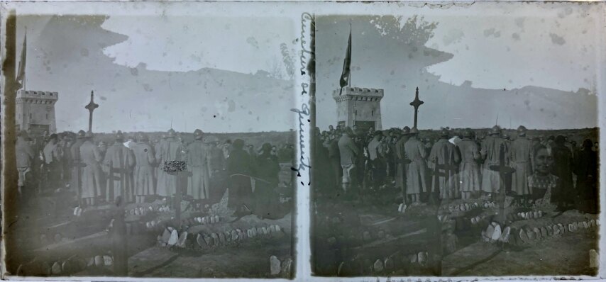 Military cemetery at Igoumenitsa during WWI, Greece
