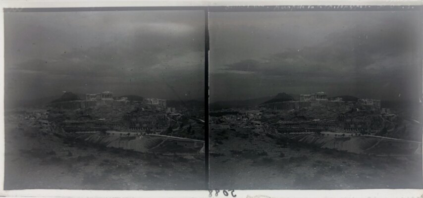 General view of Acropolis, Personal Glass, 1930, Greece