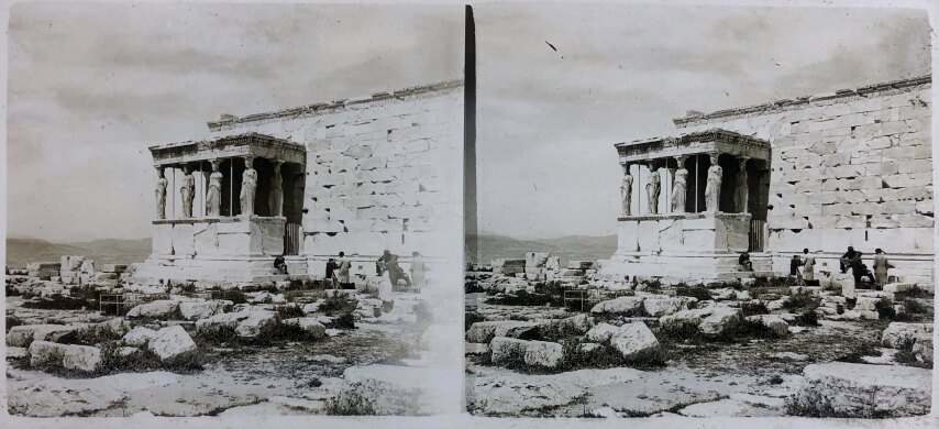 View of Acropolis and Parthenon 016, Personal Glass, 1930