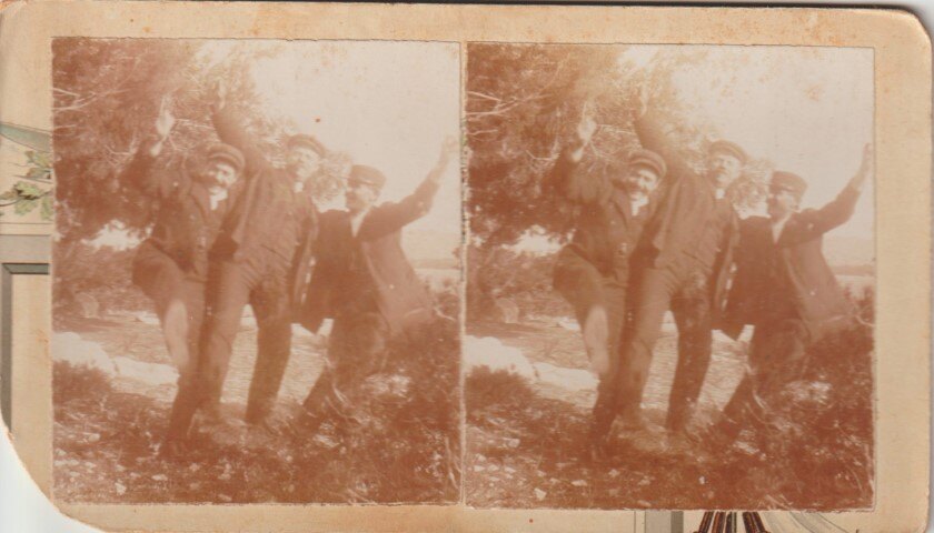 Sailors having fun at land, Personal 1930, Greece