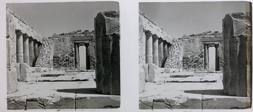 View of Acropolis 028, Personal Glass, 1930