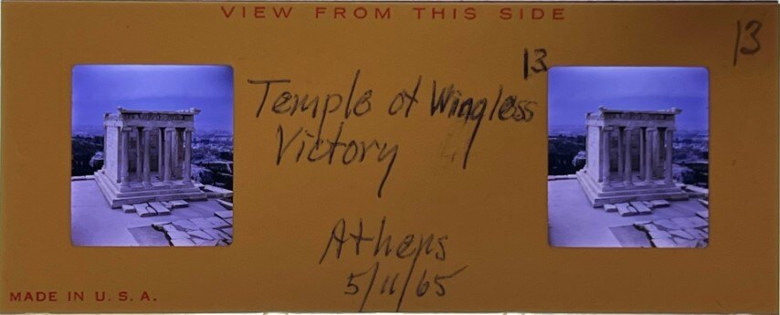 Temple of Wingless Victory 11 May 1965, Athens - Realist, Greece.jpg