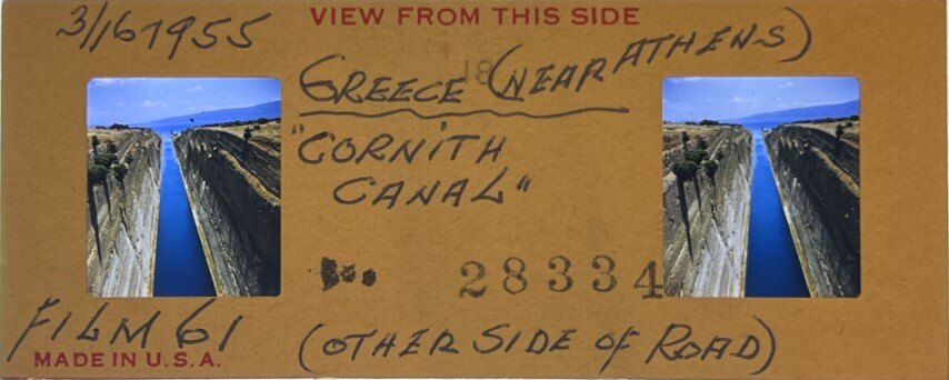 Corinth Canal,Greece, 1952, Personal Realist