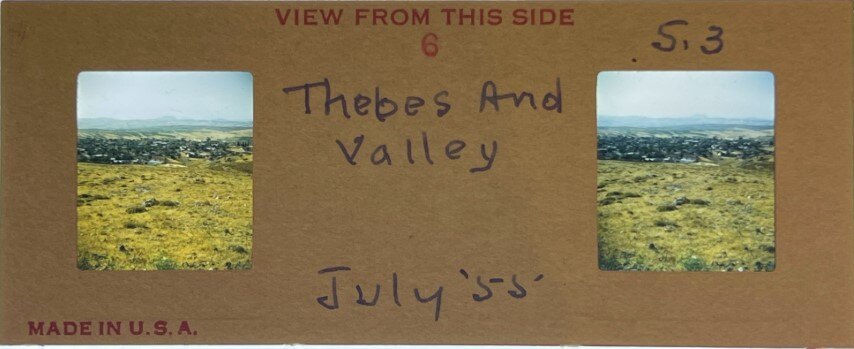 Thebes and valley, Greece, 1955, Personal Realist