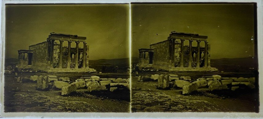 Nike tempe and ruins view, Greece, 1900