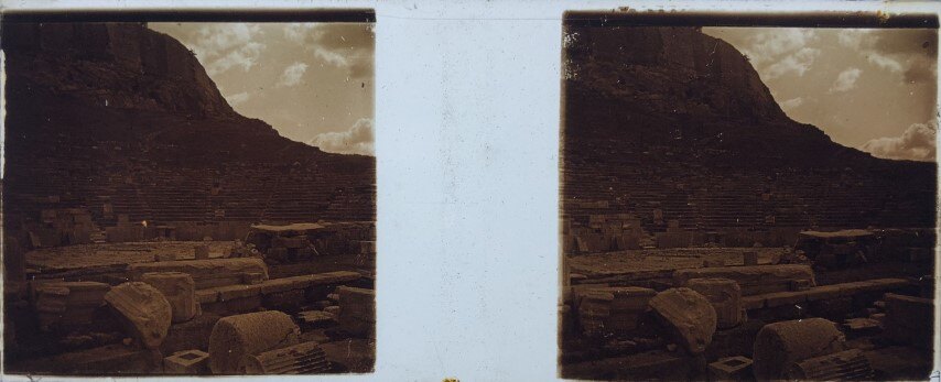 Bachus Theatre, Athens, Personal, 1911, Greece
