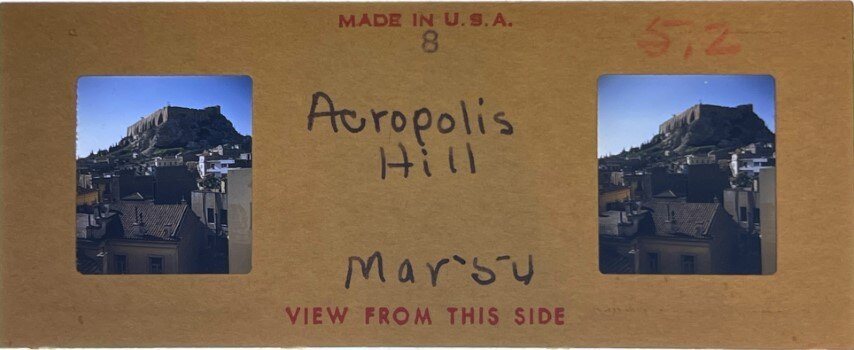 Acropolis Hill, Greece, 1954, Personal Realist