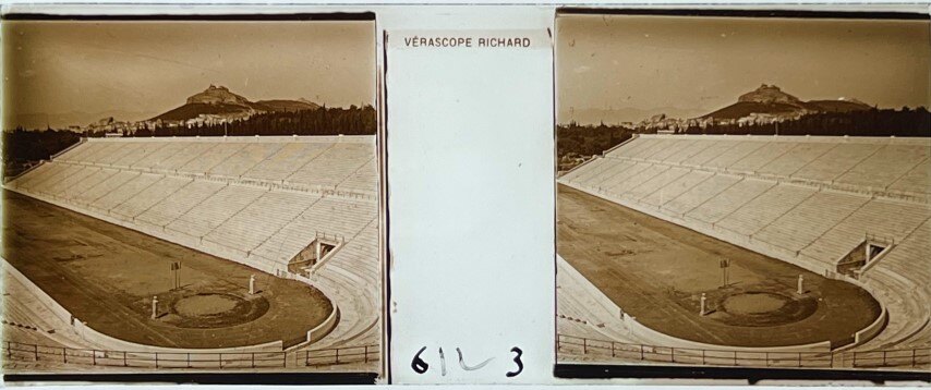 View of Panathinaiko stadium and Lycabetus Athens - Glass, Greece.jpg