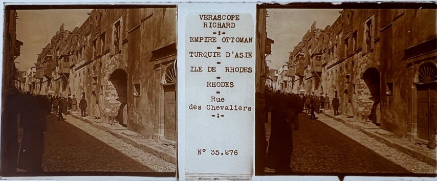 Road of Knights, Rhodes, 1920, Verascope