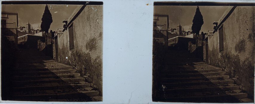 Stairs at Syros, Personal, 1911, Greece