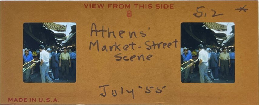 Athens Street Market 2,Greece, 1955, Personal Realist