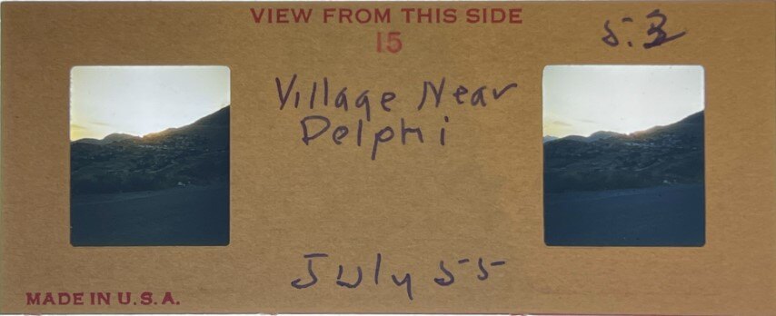 Village near Deplhi 2, Greece, 1955, Personal Realist