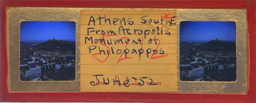 Athens SW from Acropolis,Greece, 1952, Personal Realist