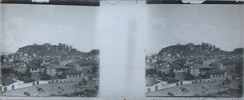 View of Athens and Acropolis, Personal, 1911, Greece