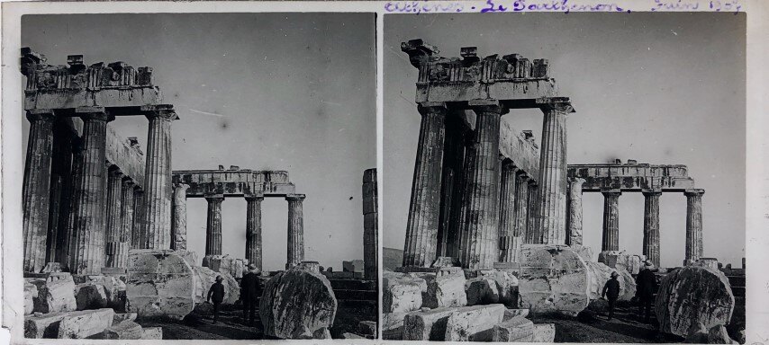 Athens, Parthenon, Personal Glass 1903, Greece.jpg