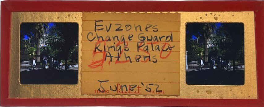 Evzones Guard change at Kings Palace, Athens,Greece, 1952, Personal Realist