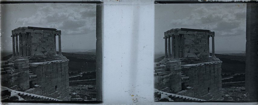 Acropolis and Piraeus at distant, Personal, 1911, Greece