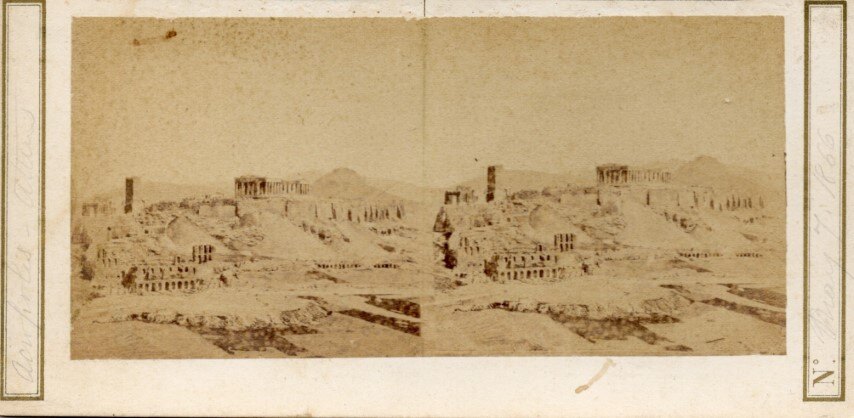 Athens Acropole from Greek Photographer 5, 1897 Constantine