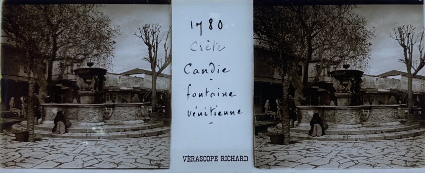 Crete, Irakleion - Candia, Fountain, 1910, Greece