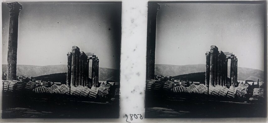 View of Acropolis 009, Personal Glass, 1930