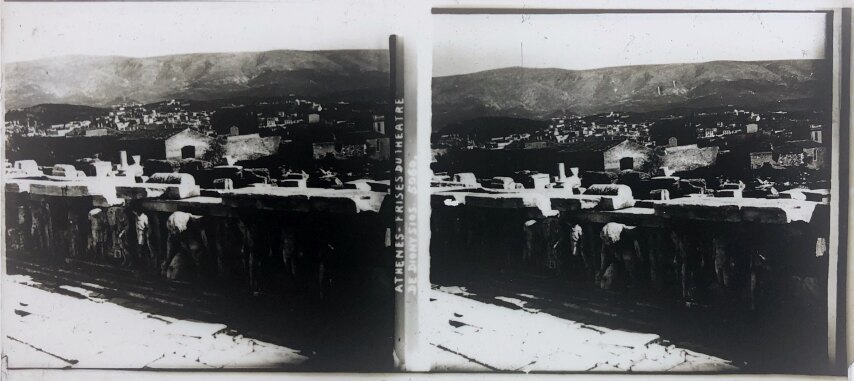 Views of Athens and roads 01, Personal Glass, 1930