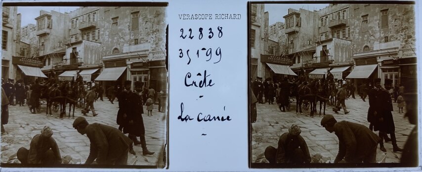 Crete, Chania - Canea, main street, 1910, Greece