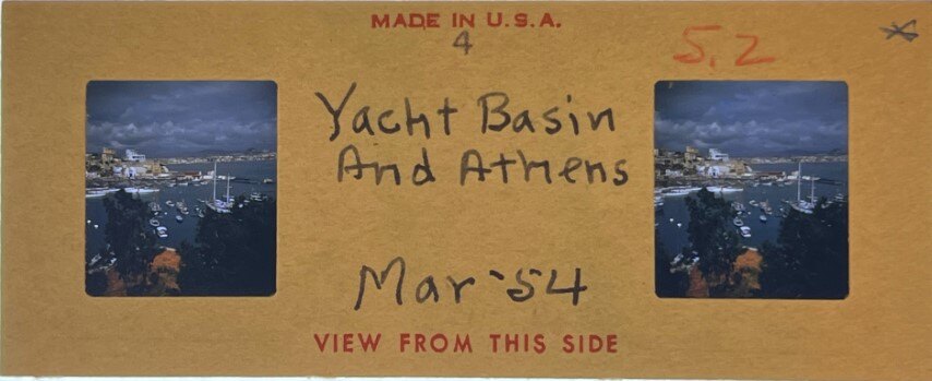 Athens Yacht Basin,Greece, 1954, Personal Realist