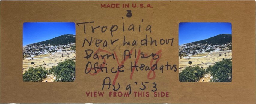 Tropaia near Ladon, Greece, 1953, Personal Realist