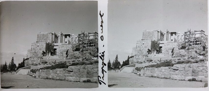 Views of Athens and roads 27, Personal Glass, 1930