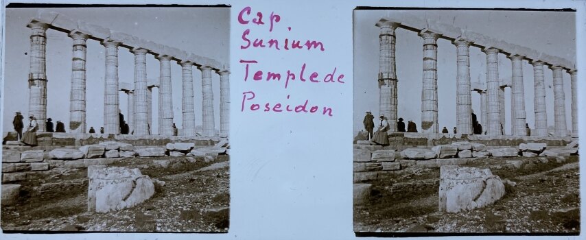 Tempe of the Poseidon, Sounio, 1910, Greece