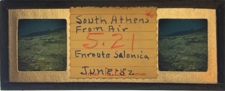 South Athens from Air,Greece, 1952, Personal Realist