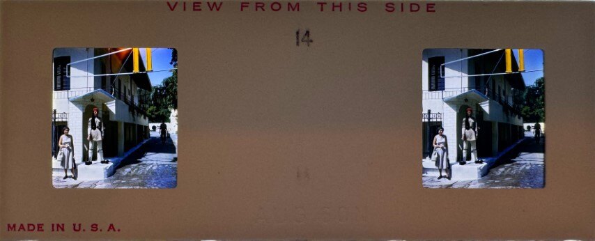 Outside the kings guard, Athens, Greece, 1960