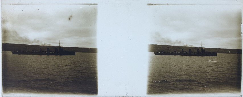 Ship leaving Syros, Personal, 1911, Greece