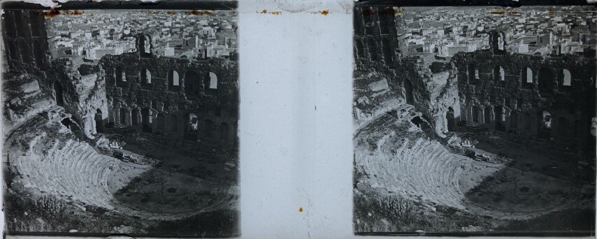 Athens view and Herodus Atticus, Personal, 1911, Greece
