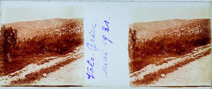 Volos from a distance, 1931, Greece
