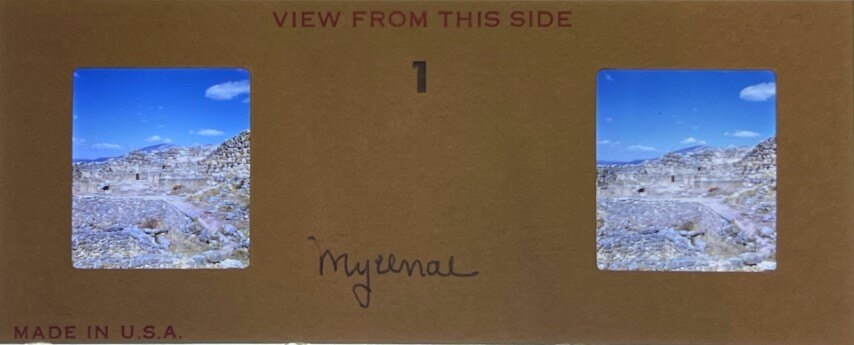 Mycenae View 5, Greece, 1955, Personal Realist