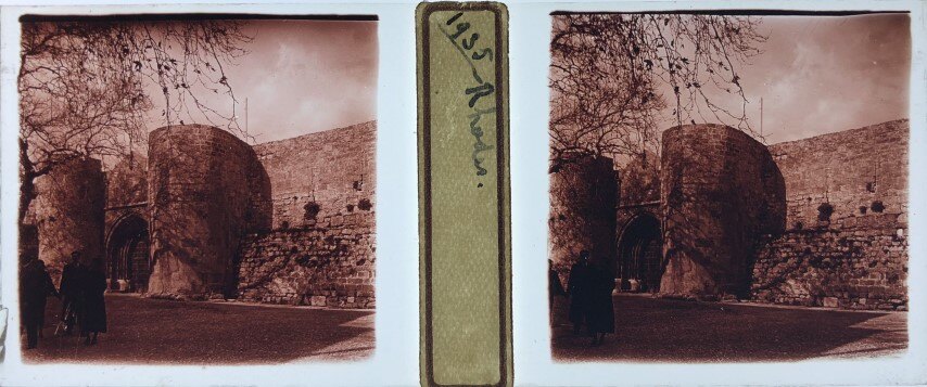 Rhodes entrance to the castle, Personal, 1935, Greece