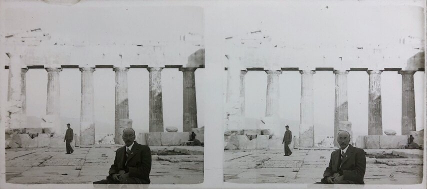View of Acropolis and Parthenon 008, Personal Glass, 1930