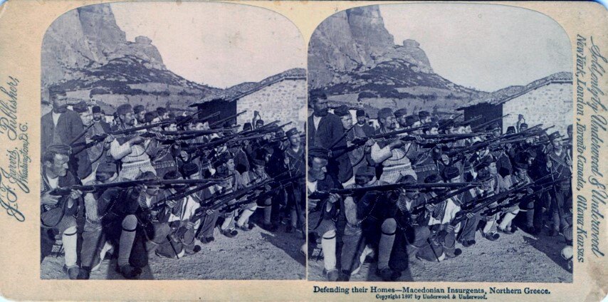 Defending their Homes, Macedonian Insurgents, Northern Greece, 1897
