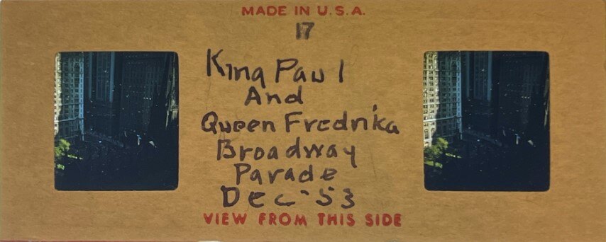 King Paul And Frederic parade, Athens, Greece, 1953, Personal Realist