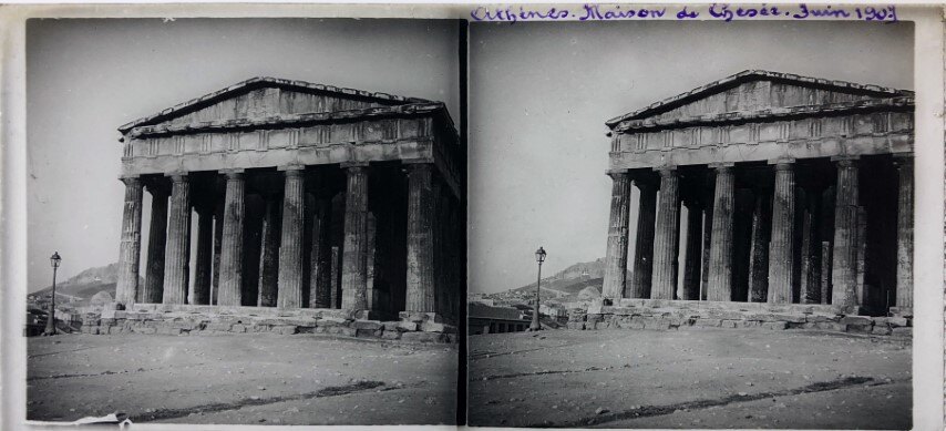 Athens, Theseion, Personal Glass 1903, Greece.jpg