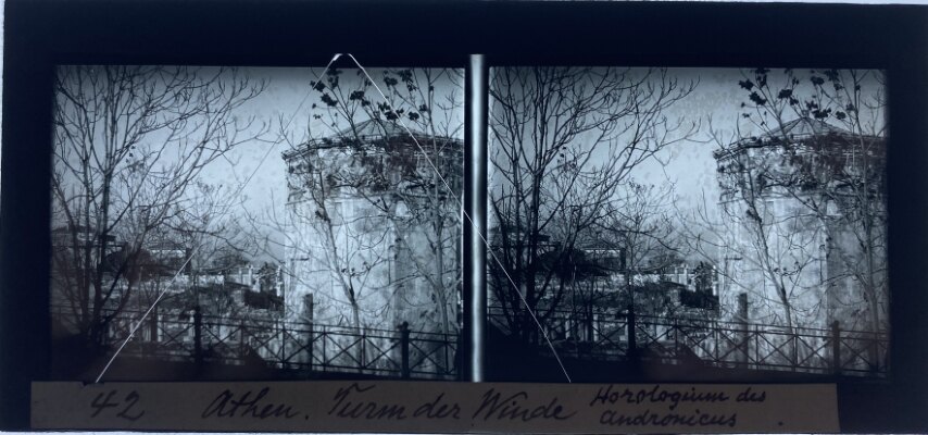 Tower of the Winds, Plaka, 1910, Greece