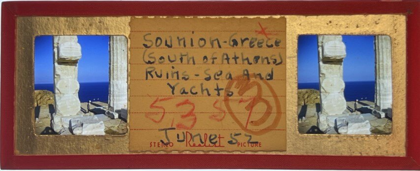 Sounion Ruins 1,Greece, 1952, Personal Realist