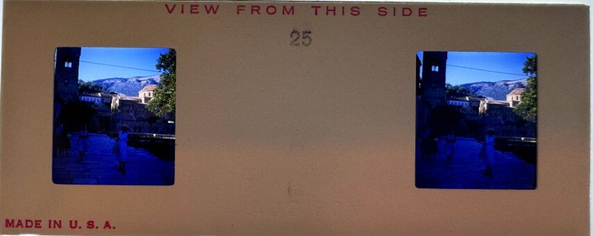 Tourist on a Greek location, Greece, 1960